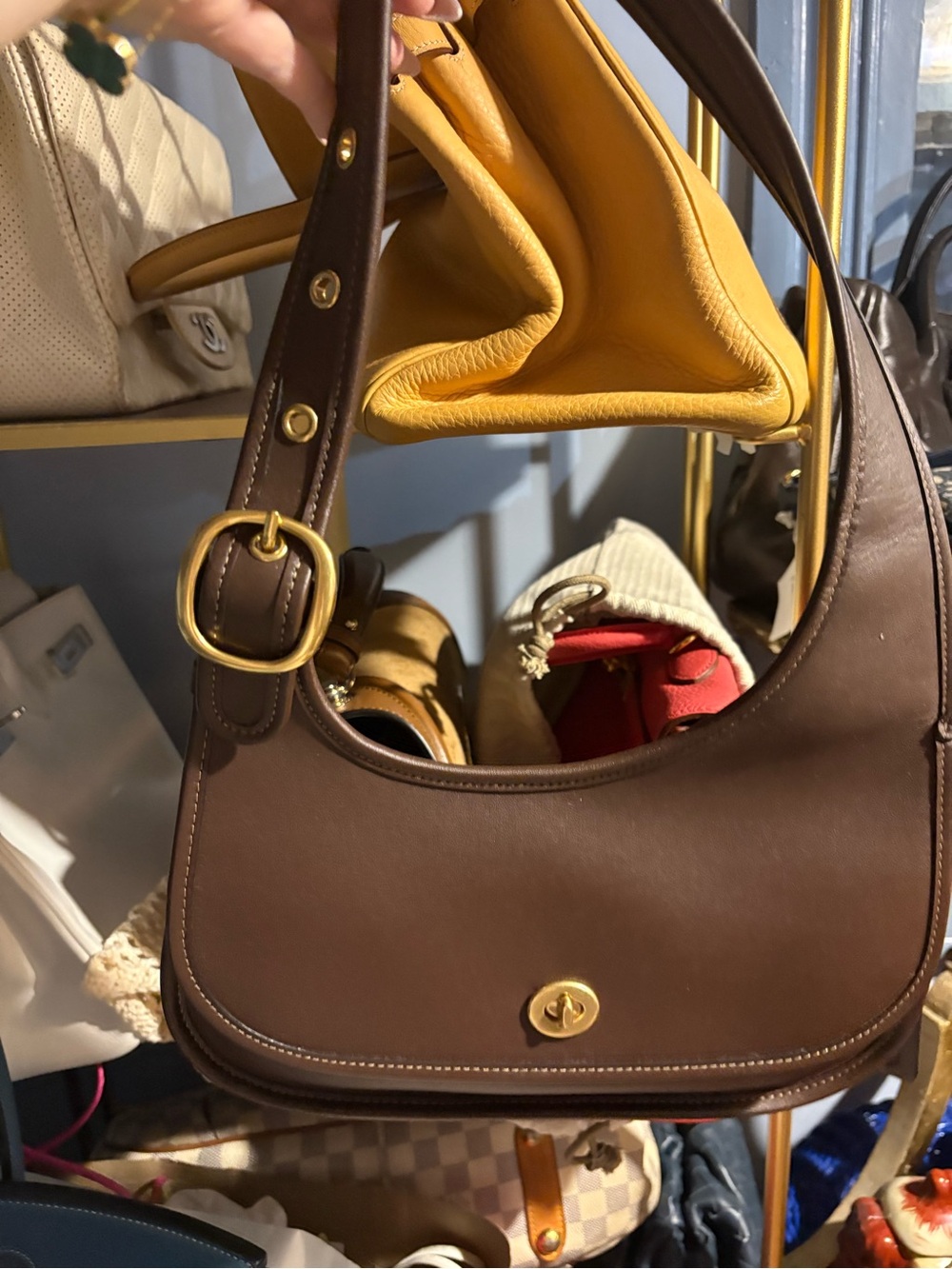 Coach Brown Maple Cashin Bag - Picture 2 of 3